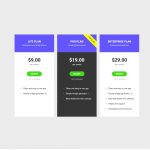 دانلود افزونه وردپرس Pricing Table - ساخت جدول حرفهای وردپرس
