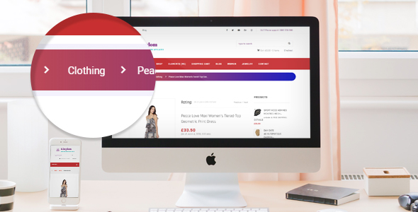 دانلود افزونه وردپرس Wordpress / WooCommerce Custom Breadcrumbs
