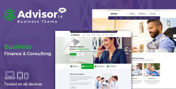 دانلود قالب وردپرس Advisor - پوسته کاری حرفه‌ای و پیشرفته وردپرس | پوسته Advisor
