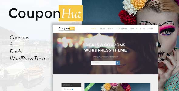 دانلود قالب وردپرس CouponHut - پوسته دایرکتوری و معاملات وردپرس | پوسته CouponHut