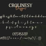 دانلود فونت Crolinesy Daggaes - مجموعه 6 فونت و فونت اسکریپت پرمیوم