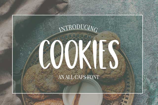 دانلود رایگان فونت COOKIES - فونت پرمیوم دست ساز و زیبا