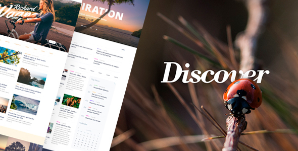 دانلود قالب وردپرس Discover - پوسته گردشگری و وبلاگ وردپرس | پوسته Discover