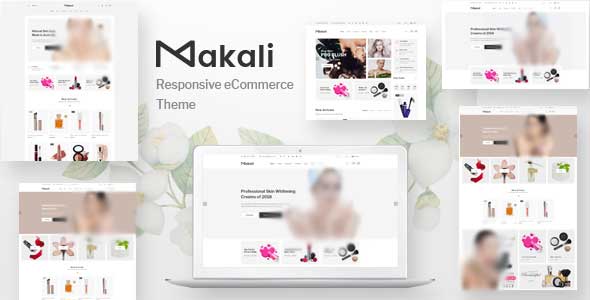 دانلود قالب ووکامرس Makali - پوسته فروشگاهی آرایشی و بهداشتی وردپرس | قالب وردپرس Makali