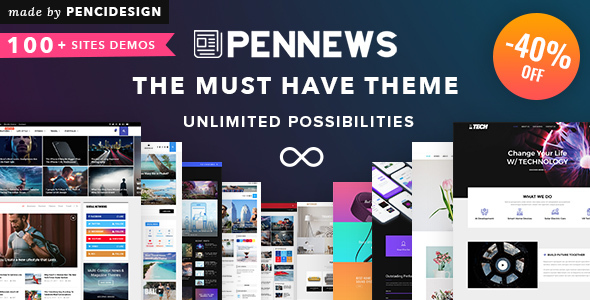 دانلود قالب وردپرس PenNews - پوسته خبری و وبلاگ وردپرس | پوسته PenNews