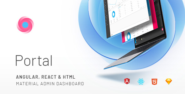 دانلود قالب مدیریت Portal - قالب HTML داشبورد و مدیریت