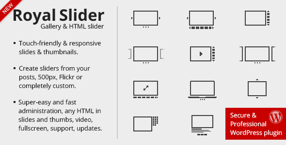دانلود افزونه وردپرس RoyalSlider - افزونه حرفه‌ای و پیشرفته اسلایدر وردپرس | افزونه RoyalSlider