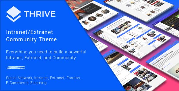 دانلود قالب بادی پرس Thrive - پوسته جامعه مجازی وردپرس | پوسته Thrive
