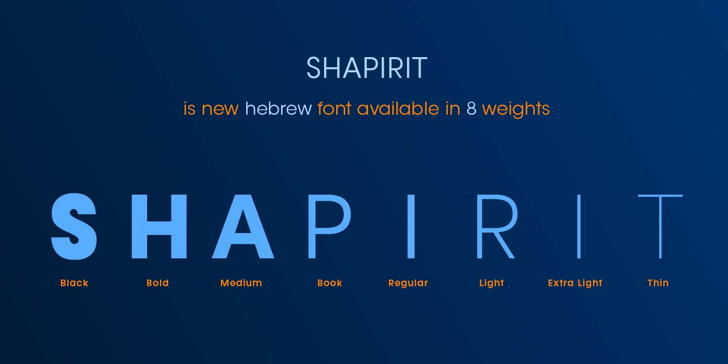 دانلود فونت Shapirit - مجموعه 8 فونت پرمیوم و فوق العاده