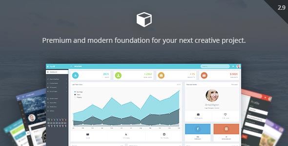 دانلود قالب مدیریت سایت AppUI - قالب HTML5 داشبورد و مدیریت حرفه‌ای