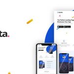 دانلود قالب صفحه فرود Axuta - قالب HTML معرفی اپلیکیشن