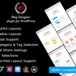 دانلود افزونه وردپرس Blog Designer PRO - افزونه مدیریت و طراحی وبلاگ | پلاگین Blog Designer PRO