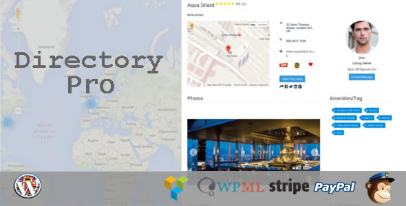 دانلود افزونه وردپرس Directory Pro - افزونه مدیریت دارکتوری وردپرس | پوسته Directory Pro