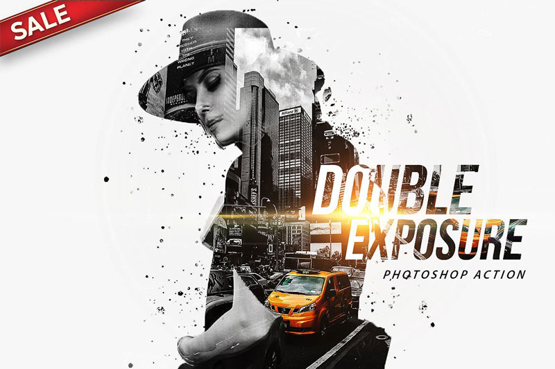 دانلود رایگان اکشن فتوشاپ Double Exposure - قرار گرفتن دوگانه تصاویر