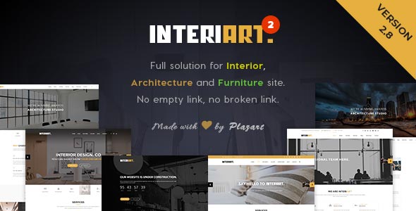 دانلود قالب وردپرس InteriArt - پوسته دکوراسیون داخلی وردپرس | پوسته InteriArt