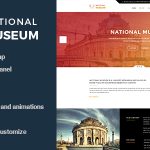 دانلود قالب وردپرس Museum - پوسته حرفه‌ای موزه وردپرس | پوسته Museum