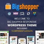 دانلود قالب ووکامرس BigShopper - پوسته فروشگاهی چند منظوره وردپرس | قالب وردپرس BigShopper - پوسته BigShopper - قالب BigShopper