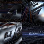 دانلود رایگان پروژه افتر افکت Brushed Metal Logo Text Reveal