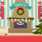 دانلود رایگان پروژه افتر افکت Cartoon Christmas Postcard