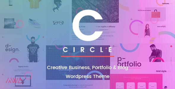دانلود قالب وردپرس Circle - پوسته نمونه کار خلاقانه و واکنش گرا وردپرس | پوسته Circle | قالب Circle |