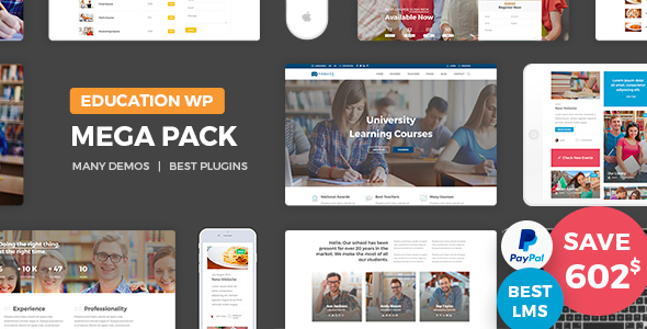 دانلود قالب وردپرس Education Pack - پوسته تحصیلات وردپرس | پوسته Education Pack