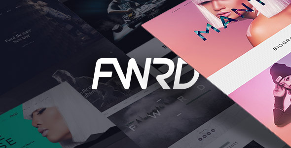 دانلود قالب وردپرس FWRD - پوسته موزیک و نوازندگان وردپرس | پوسته FWRD