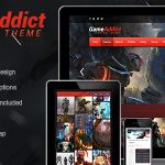 دانلود قالب وردپرس Game Addict - پوسته گیمینگ و بازی وردپرس | پوسته Game Addict