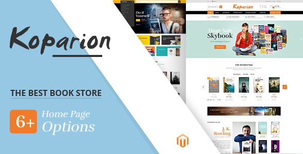 دانلود قالب پرستاشاپ Koparion - پوسته فروشگاه کتاب پرستاشاپ