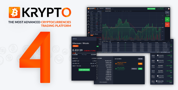 دانلود رایگان اسکریپت Krypto 4 - راه اندازی سیستم تجارت کریپتونیک حرفه‌ای