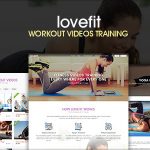 دانلود قالب سایت LOVEFIT - قالب HTML ورزشی و پرورش اندام