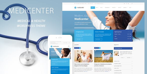 دانلود قالب وردپرس MediCenter - پوسته سلامت و زیبایی وردپرس | پوسته MediCenter
