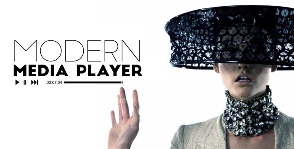 دانلود رایگان پروژه افتر افکت Modern Media Player - مدیا پلیر مدرن