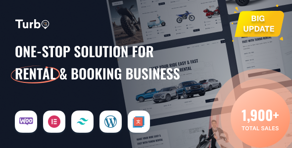 Turbo WooCommerce Rental Booking Theme