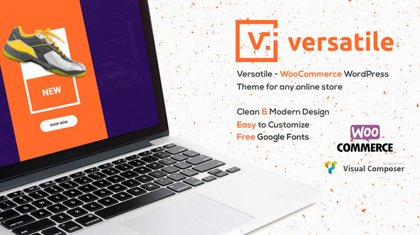 دانلود قالب ووکامرس Versatile - پوسته فروشگاهی وردپرس | پوسته Versatile