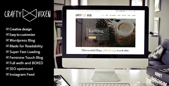 دانلود قالب وردپرس Vixen Blog - پوسته خبری و وبلاگ وردپرس | پوسته Vixen Blog