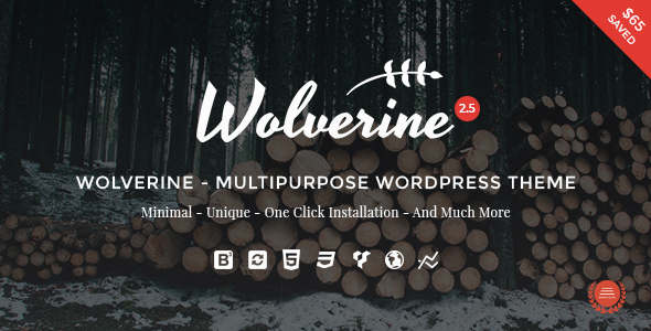 دانلود قالب وردپرس Wolverine - پوسته کاری و شرکتی وردپرس | پوسته Wolverine
