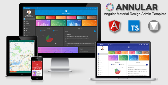 دانلود قالب مدیریت سایت Annular – قالب مدیریت سایت و داشبورد HTML