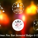 دانلود پروژه افتر افکت Christmas New Year Badges - نشان های کریسمسی