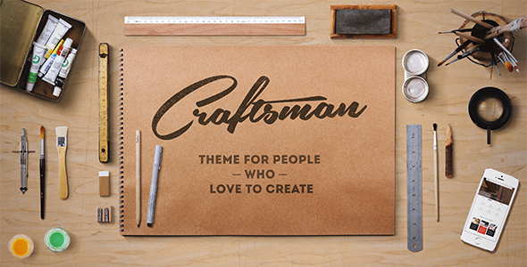 دانلود قالب وردپرس Craftsman - پوسته کارگاه وردپرس | پوسته Craftsman