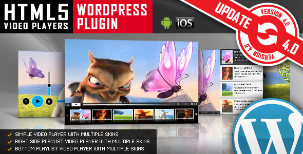 دانلود افزونه HTML5 Video Player - افزونه پخش کننده ویدیو وردپرس | پلاگین HTML5 Video Player