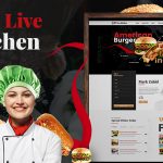 دانلود قالب سایت LiveKitchen - قالب HTML رستوران