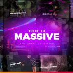 دانلود رایگان پروژه افتر افکت Massive - Epic Cinematic Slideshow