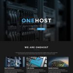 دانلود قالب وردپرس Onehost - پوسته تکنولوژی و هاستینگ وردپرس | پوسته Onehost