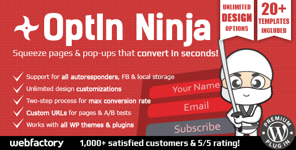 دانلود افزونه وردپرس OptIn Ninja - افزونه خبر رسان وردپرس | پلاگین OptIn Ninja