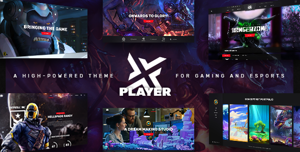 دانلود قالب وردپرس PlayerX - پوسته حرفه‌ای بازی و ورزش الکترونیکی وردپرس | پوسته PlayerX