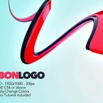 دانلود رایگان پروژه افتر افکت Ribbon Logo