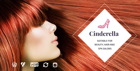 دانلود قالب وردپرس Cinderella - پوسته سالن زیبایی و آرایشگاه وردپرس