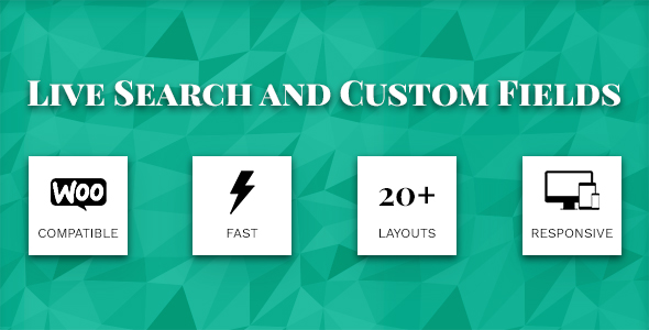 دانلود افزونه وردپرس Live Search and Custom Fields | پلاگین Live Search and Custom Fields