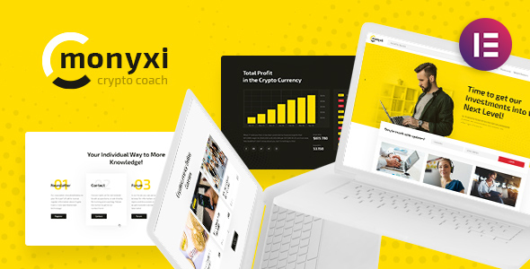 دانلود قالب وردپرس Monyxi - پوسته مبادلات ارز دیجیتال وردپرس | پوسته Monyxi