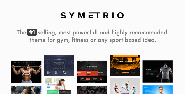دانلود قالب وردپرس Symetrio - پوسته باشگاه پرورش اندام و ورزشی وردپرس | پوسته Symetrio